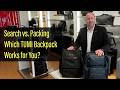 TUMI Backpack Comparison Alpha Bravo Search Vs Packing Backpack