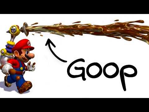Mario Sunshine but Fludd Sprays Goop Instead of Water
