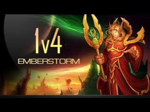 Blacksunrise TBC Warlock Emberstorm - 1v4 World PvP