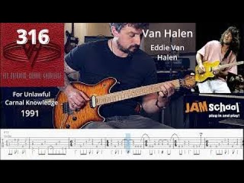 Van Halen 316 guitar solo Eddie Van Halen (With TAB)