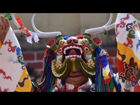 Mahakala dance at mainpat 19/02/2023