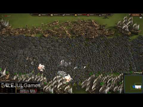 Cossacks 3 - 200 Ship of the Line vs 2000 Cannon #massivebattle