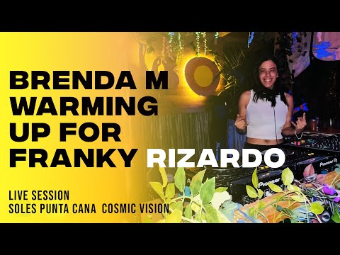 Brenda M Openning set for Franky rizardo at Cosmic vision party @ Soles Bar Punta Cana