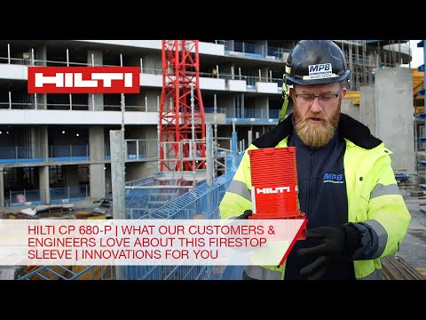 Hilti CP 680-P firestop sleeve | What our customers & engineers love about it | Innovations For You