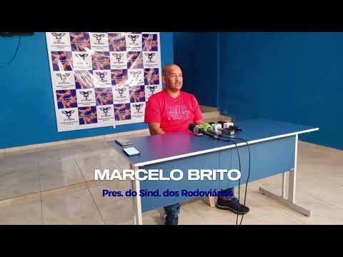 Marcelo Brito, Pres. do Sind. dos Rodoviários, confirma início de greve na próxima terça (6), por tempo indeterminado