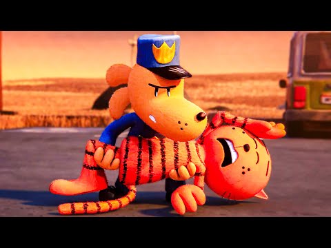 Dog Man vs. Pete The Pretty Evil Cat!