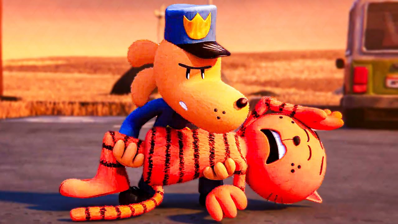 Dog Man vs. Pete The Pretty Evil Cat!