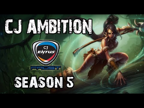 CJ Ambition Nidalee vs Hecarim Jungle Ranked Challenger Korea