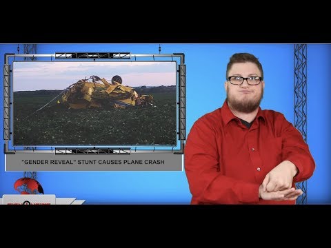 "Gender reveal" stunt causes plane crash (ASL - 11.9.19)