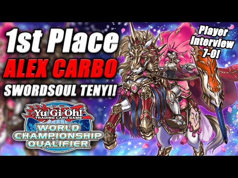 Yu-Gi-Oh! Regional 1st Place UNDEFEATED: Swordsoul Tenyi Deck Profile [ft. Alex Carbo] 100+ Players!