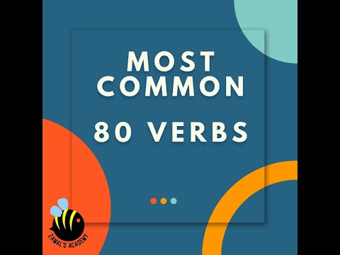 Most Common 80 Verbs in English #english #verbsinenglish #verbs