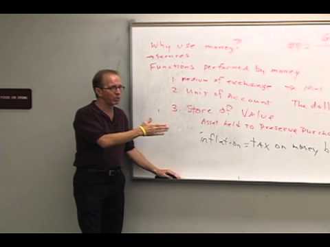 Money and Banking: Lecture 3 - Functions of Money 2