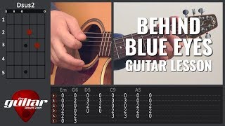 Behind Blue Eyes guitar lesson | Limp Bizkit | Tabs &amp; Chords