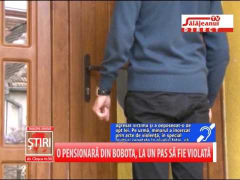 O PENSIONARA DIN BOBOTA, LA UN PAS SA FIE VIOLATA