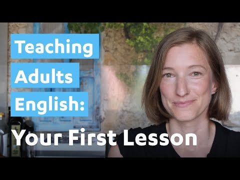 Part of a video titled Teaching Adults English: Your First Lesson - YouTube