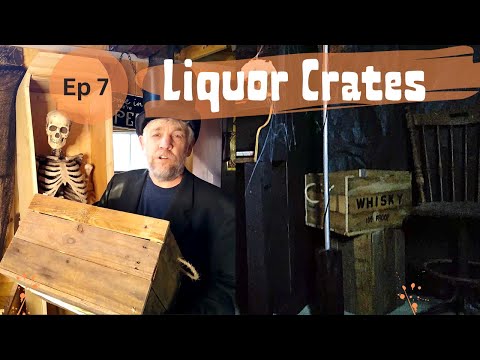 Using Old Pallets To Make An Old-Time Speakeasy Liquor Crate