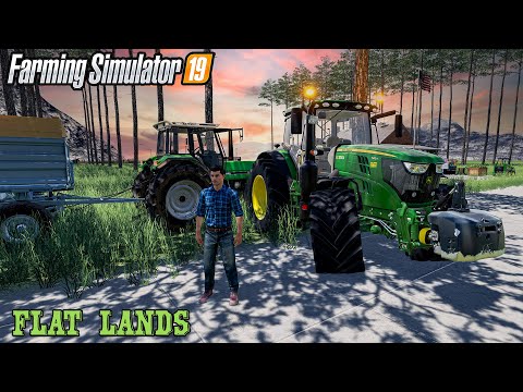 I spent 288H(12 Days) Transforming Flat Lands into a Mega Farm - Farming Simulator 19 Timelapse