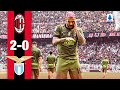 Bennacer + 'Theo per la vittoria | Milan 2-0 Lazio | Highlights Serie A