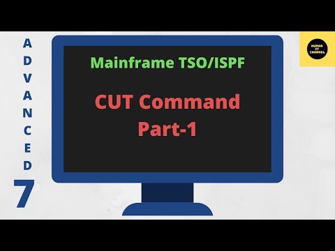 Cut command Part1 in TSO/ISPF - Mainframe TSO/ISPF Advance Tutorial - Part 7