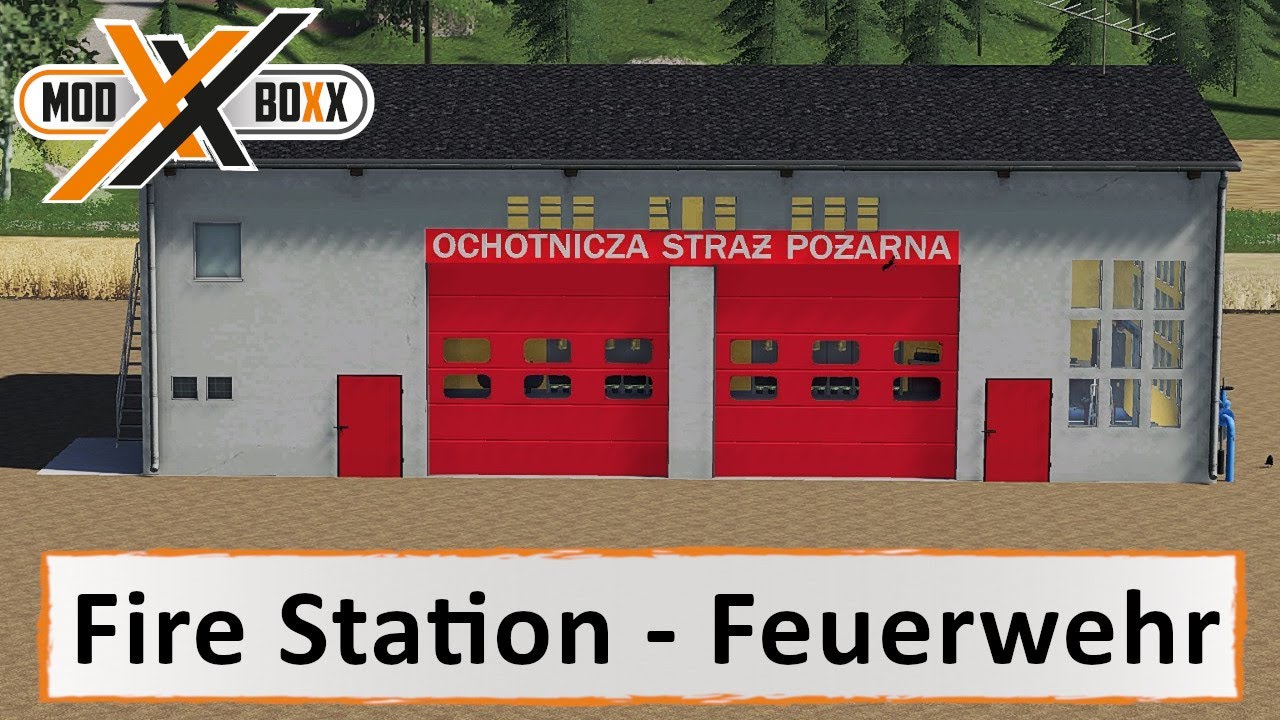 LS19 Mods | Fire Station - Feuerwehr | LS19 Modvorstellung | vorgestellt von axel foley