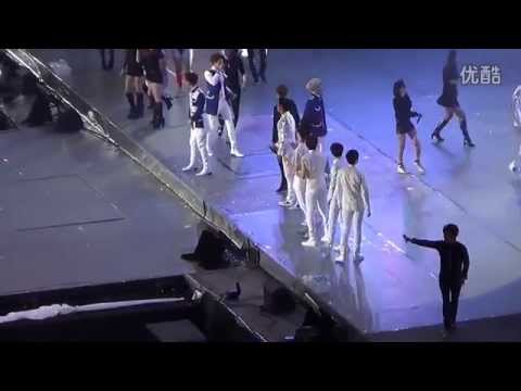 141018 smtown shanghai exo ending 타세 뽀뽀~