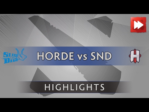 Horde vs Slice N' Dice - Kiev Major Open Qualifier - Dota Highlights