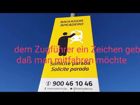 Vom "Camper Park Valencia", mit der Bahn🚋 in die Stadt. Pflicht Video für alle Camper Park Besucher