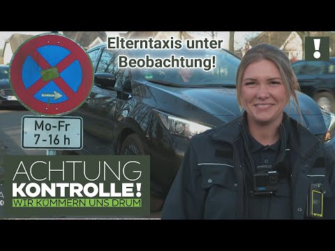 Elterntaxis im ABSOLUTEN Halteverbot! Gefahr für den Verkehr & die SCHULKINDER! | Achtung Kontrolle