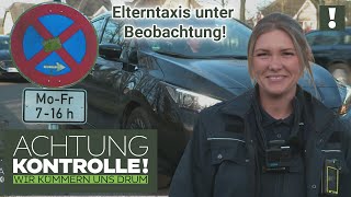 Elterntaxis im ABSOLUTEN Halteverbot! Gefahr für den Verkehr & die SCHULKINDER! | Achtung Kontrolle