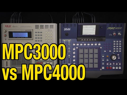 Akai MPC3000 versus MPC4000 Sound Comparison Shoot Out