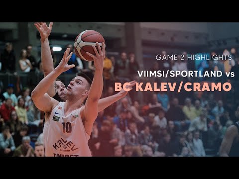 Viimsi/Sportland vs BC Kalev/Cramo Game 2 Highlights | KML Playoffs