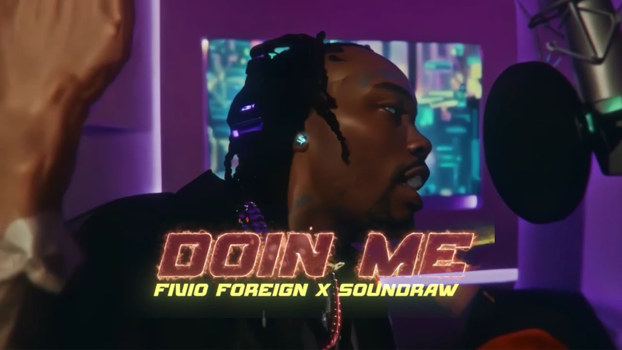 Fivio Foreign - Doin Me (Feat. SOUNDRAW) | Official Music Video | AI Music in Hip-Hop
