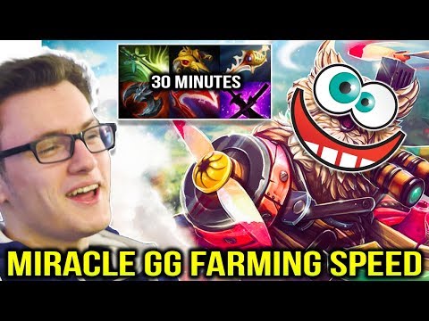 Miracle GG FARMING SPEED GYROCOPTER RAPIER Dota 2 7.11