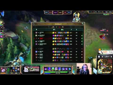 Bjergsen vs Fenix - Lulu vs LeBlanc Mid - League of Legends Gameplay
