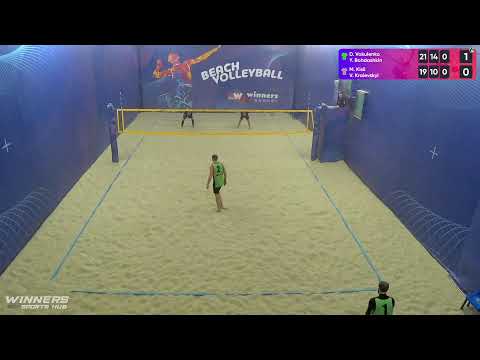 19:15 D. Vakulenko / Y. Bohdashkin - M. Kisil / V. Kraievskyi 24.01.2023 | Winners Beach Volleyball