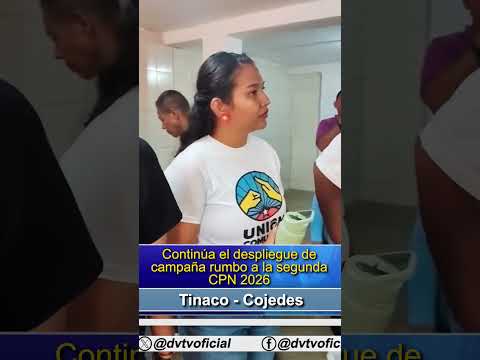 Continúa el despliegue de campaña rumbo a la segunda CPN 2026 #cojedes #venezuela  #comuna