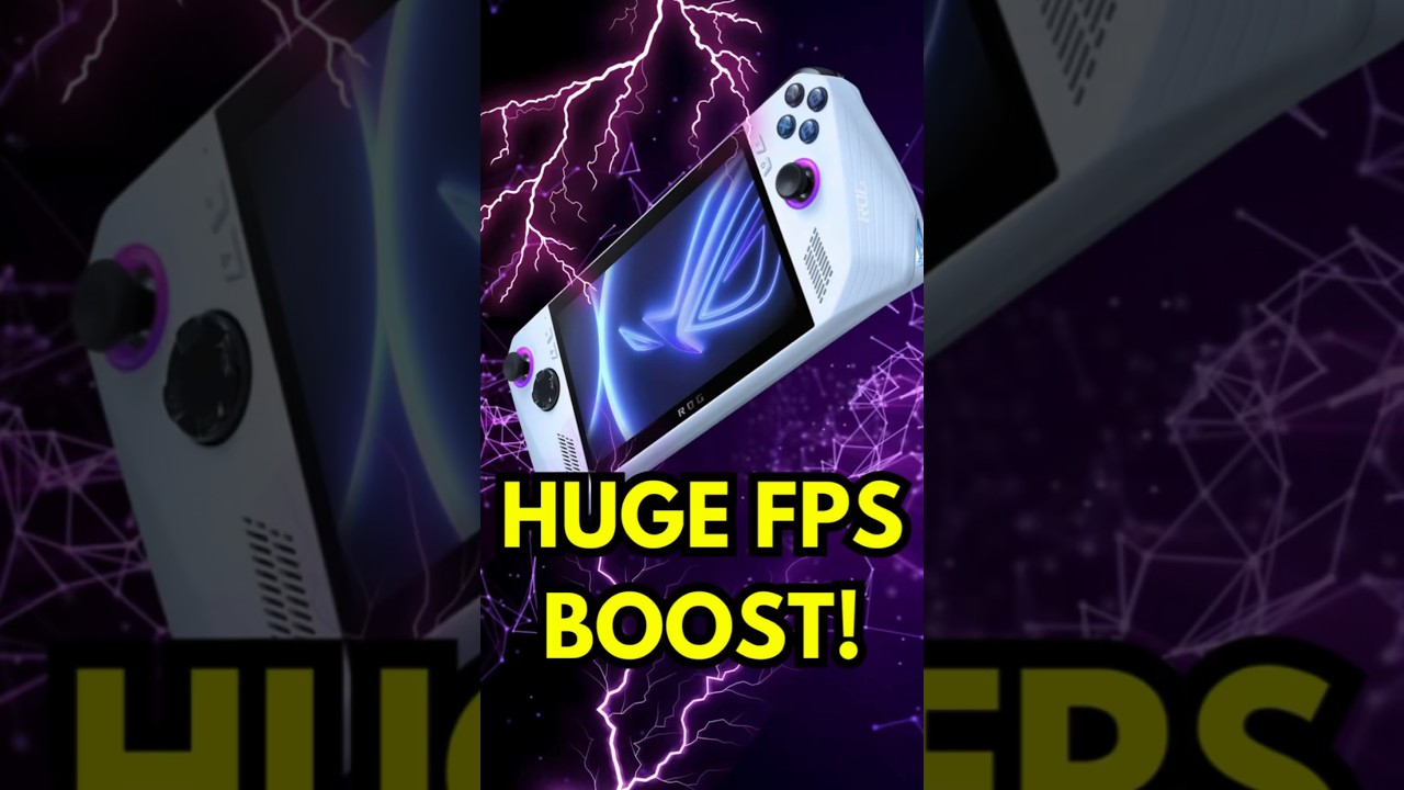 How to Boost ROG Ally Performance #shorts