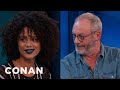 Nathalie Emmanuel Liam Cunningham Talk Nude Scenes CONAN On TBS