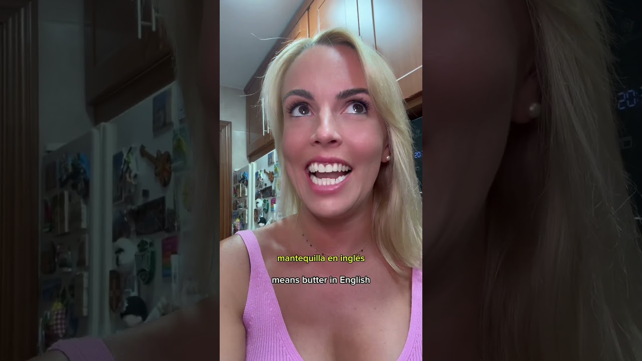 What did she say at the end? 😳 🤦🏼‍♀️🤣 #learnenglish #learnspanish #spanishmum #reaction #preply