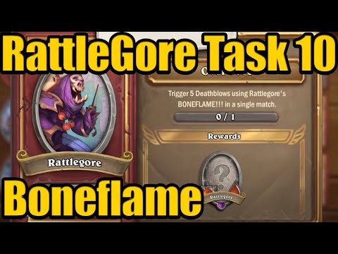 RattleGore Event Task #10: 5 Boneflame Deathblows! - Hearthstone Mercenaries Guide