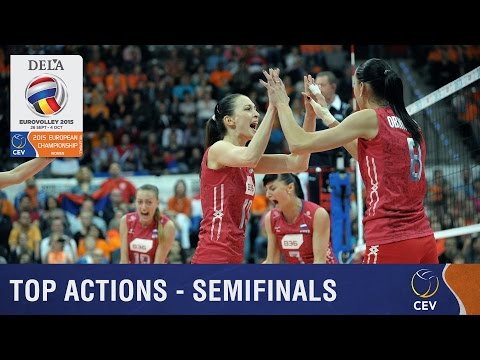 2015 Women's EuroVolley - Top Actions Semi-final matches