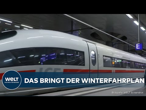 Video Thumbnail: DEUTSCHE BAHN: Mehr Züge, schnellere Verbindungen und Tarifänderungen