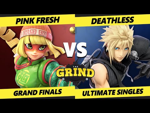 The Grind 268 GRAND FINALS - Pink Fresh (Min Min) Vs. Deathless [L] (Cloud) Smash Ultimate - SSBU