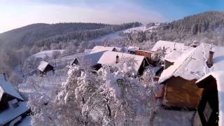 preview picture of video 'FPV slovakia - Snowy village'