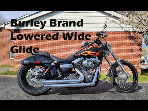 Burly Brand Lowered Rear on Wide Glide