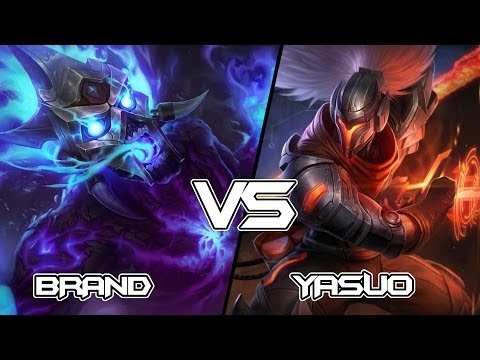 Yasuo MID (Yasuo vs Brand) LOL Play VN