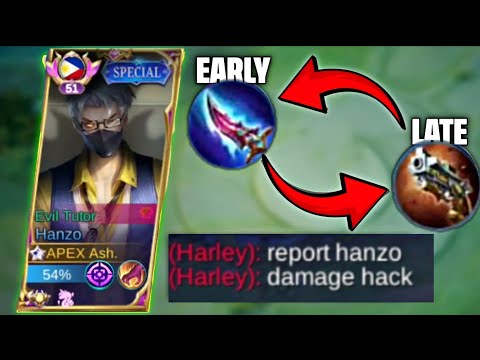 Hanzo New One Shot Build | New Broken First Item for Early and Late Game damage Hack - MLBB