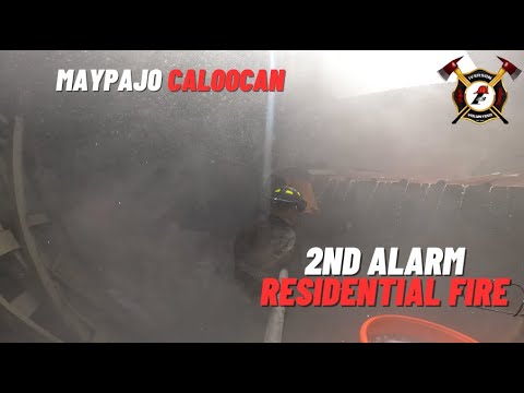 2nd Alarm Residential Fire@Marcella St Maypajo Caloocan | Iverson Fire Rescue Volunteer |22/04/2024