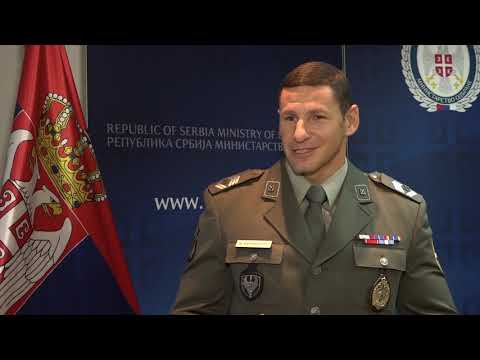 Izjava zastavnika prve klase Bulatovića na prijemu za pobednike takmičenja u SAD