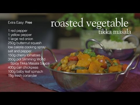 Slimming World Syn-free roasted vegetable tikka masala recipe - FREE